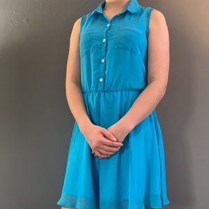 BLUE SPRING DRESS